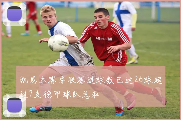凯恩本赛季联赛进球数已达26球超过7支德甲球队总和
